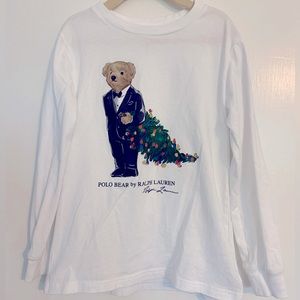 Boys' Tuxedo Bear Long Sleeve Tee